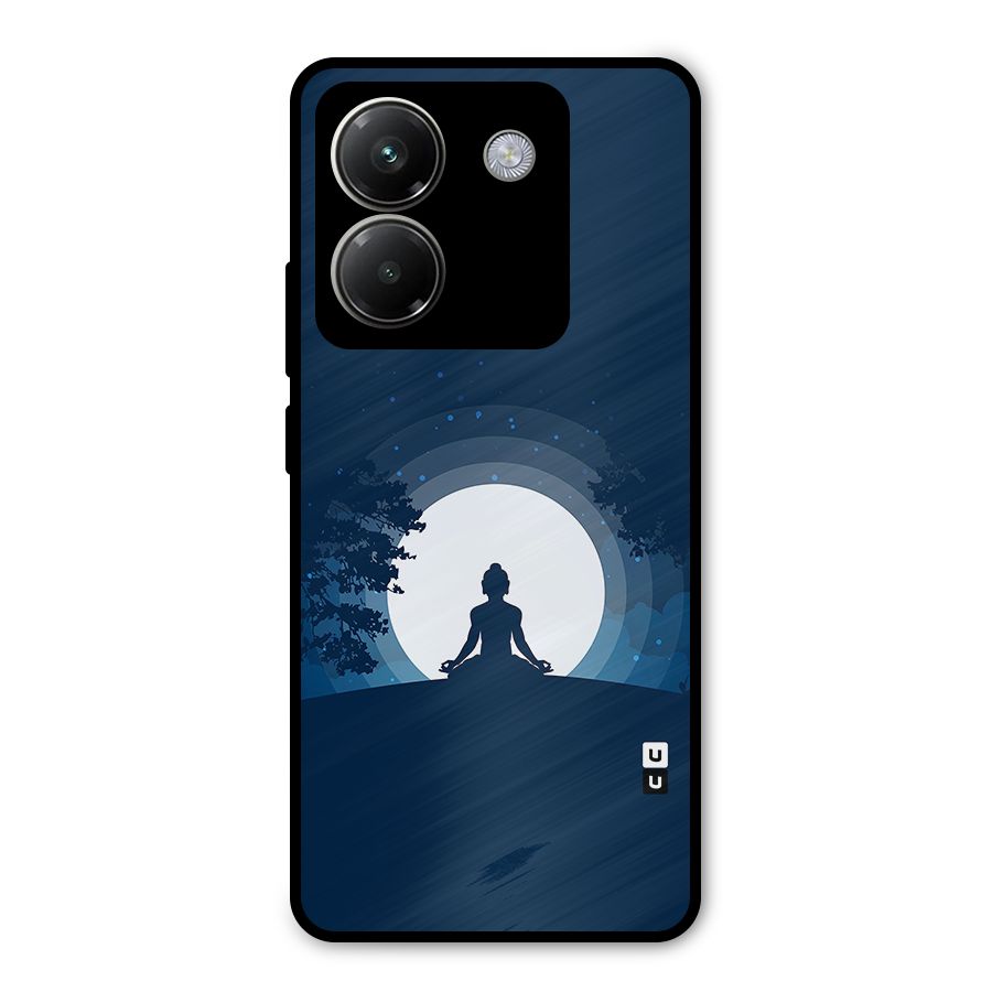 Calm Meditation Metal Back Case for Poco M7 Pro 5G
