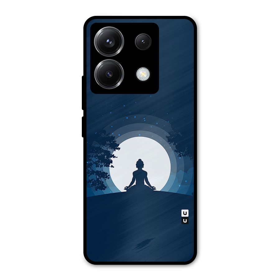Calm Meditation Metal Back Case for Poco X6