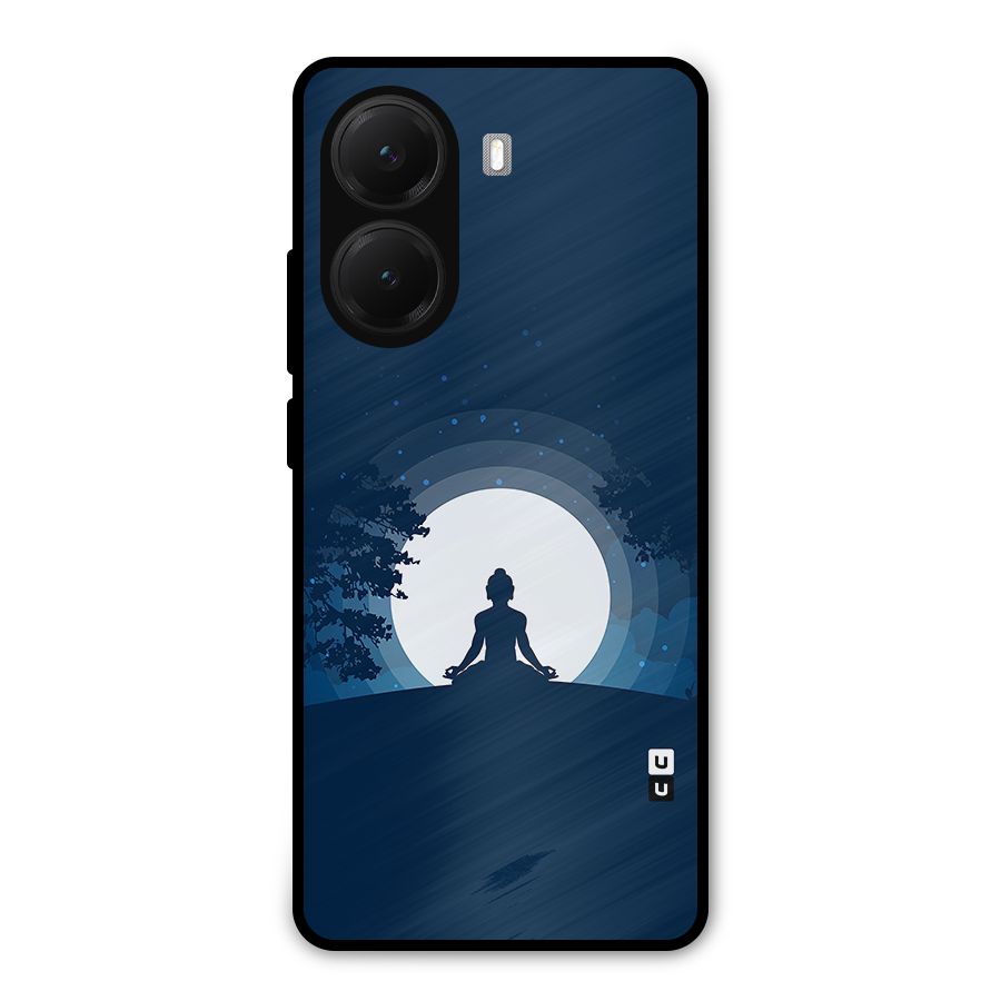 Calm Meditation Metal Back Case for Poco X7 Pro