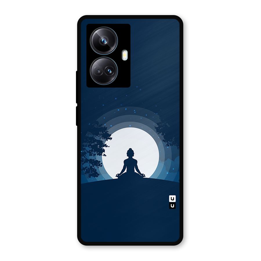 Calm Meditation Metal Back Case for Realme 10 Pro Plus