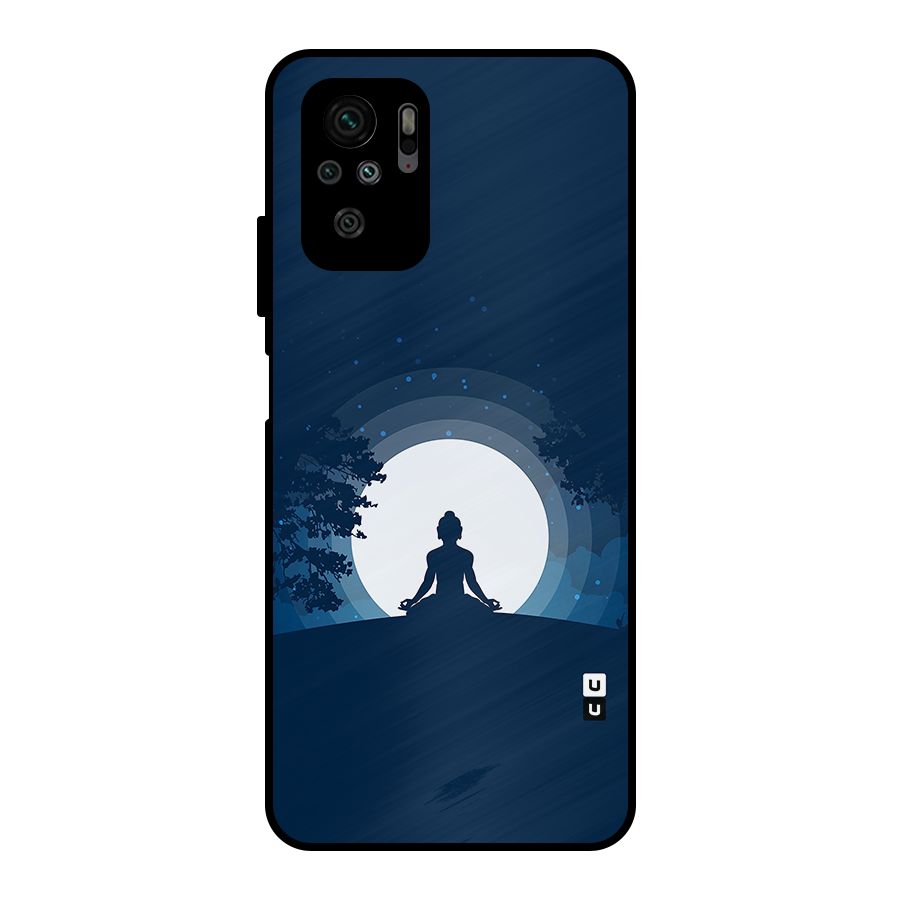 Calm Meditation Metal Back Case for Redmi Note 10S