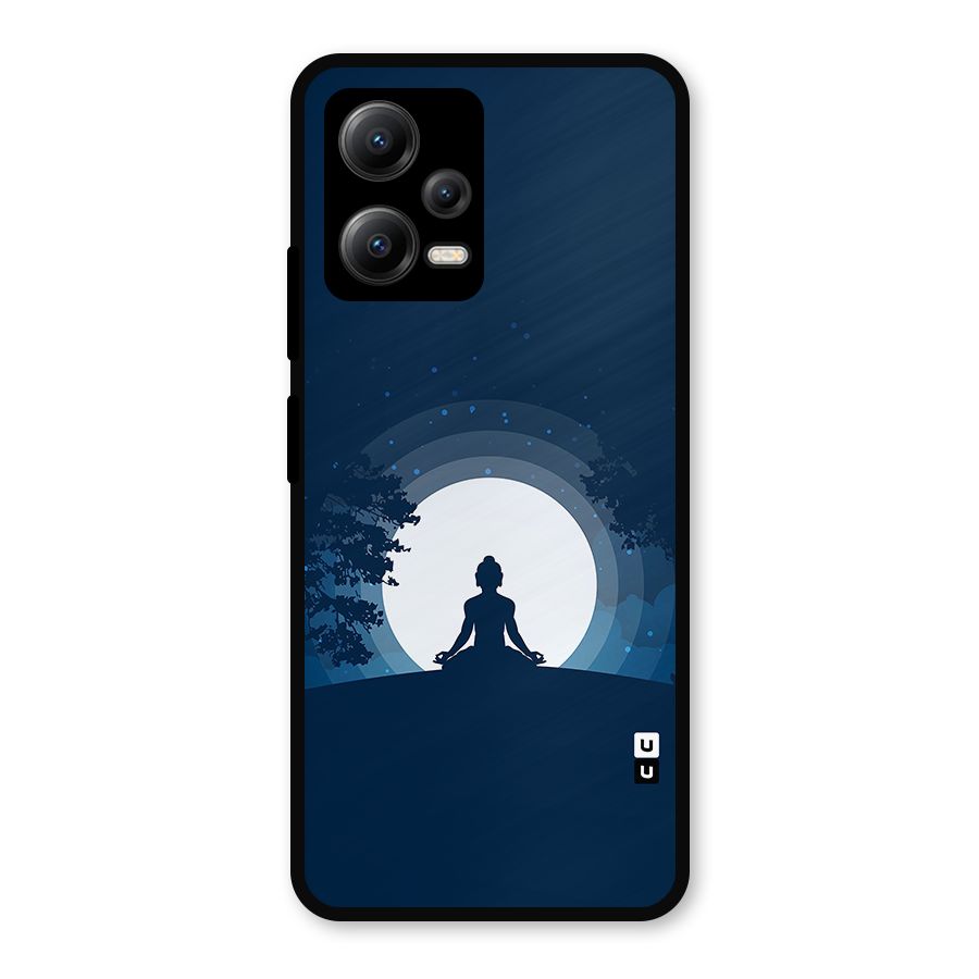 Calm Meditation Metal Back Case for Redmi Note 12 5G