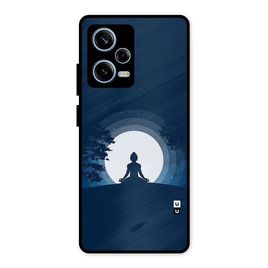 Calm Meditation Metal Back Case for Redmi Note 12 Pro