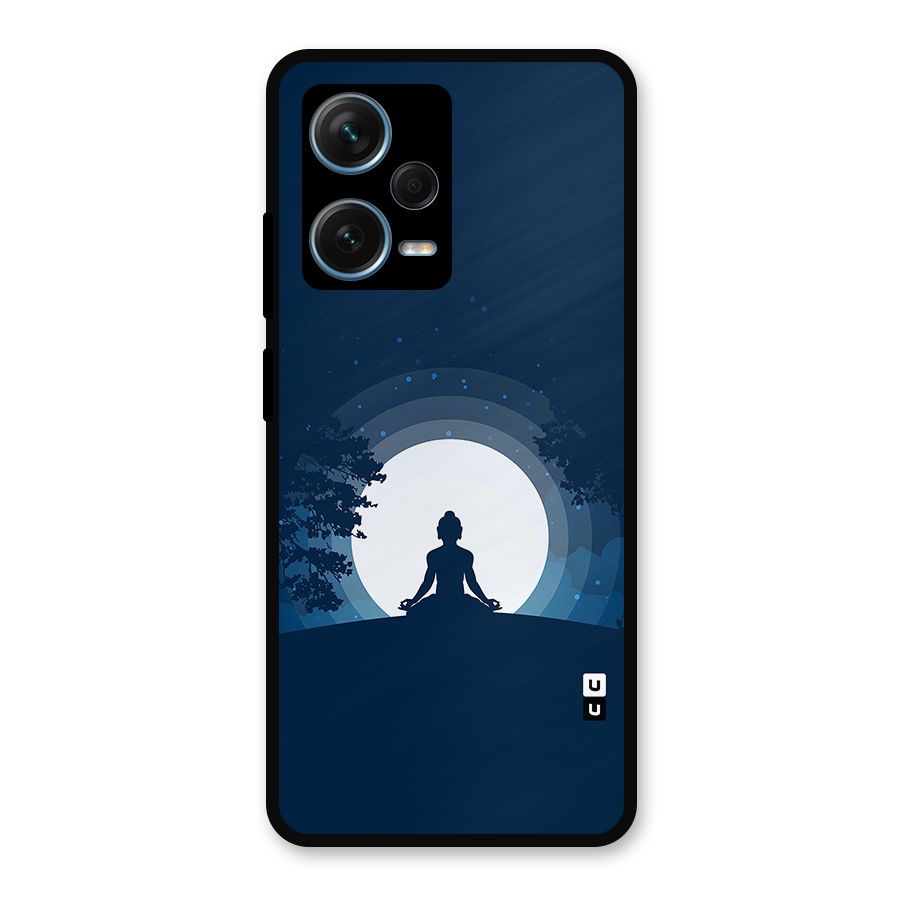 Calm Meditation Metal Back Case for Redmi Note 12 Pro Plus 5G