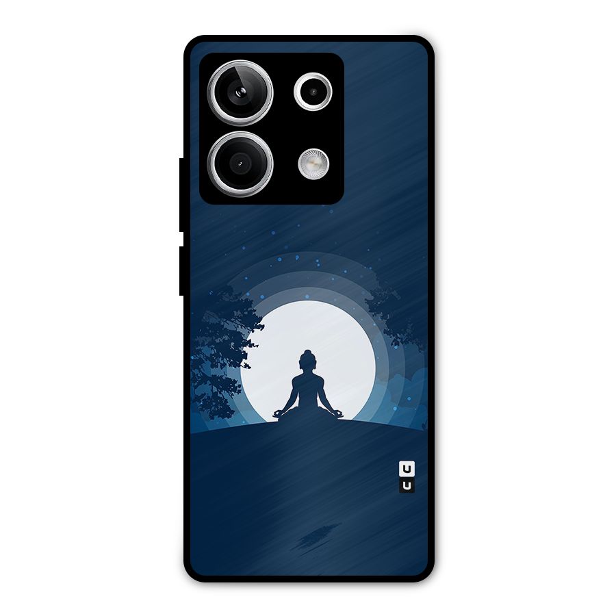 Calm Meditation Metal Back Case for Redmi Note 13 5G