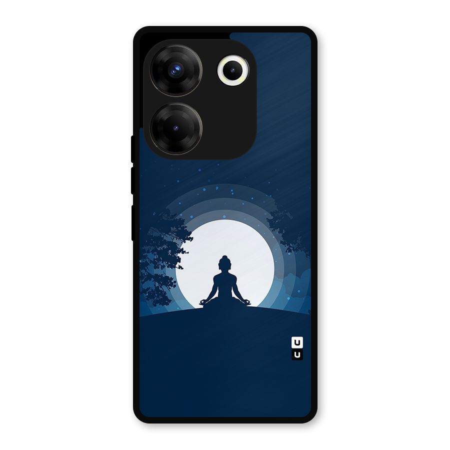 Calm Meditation Metal Back Case for Tecno Camon 20