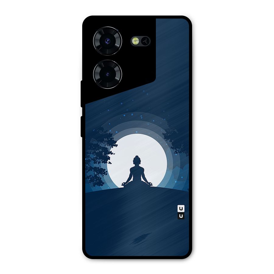 Calm Meditation Metal Back Case for Tecno Pova 5 Pro 5G