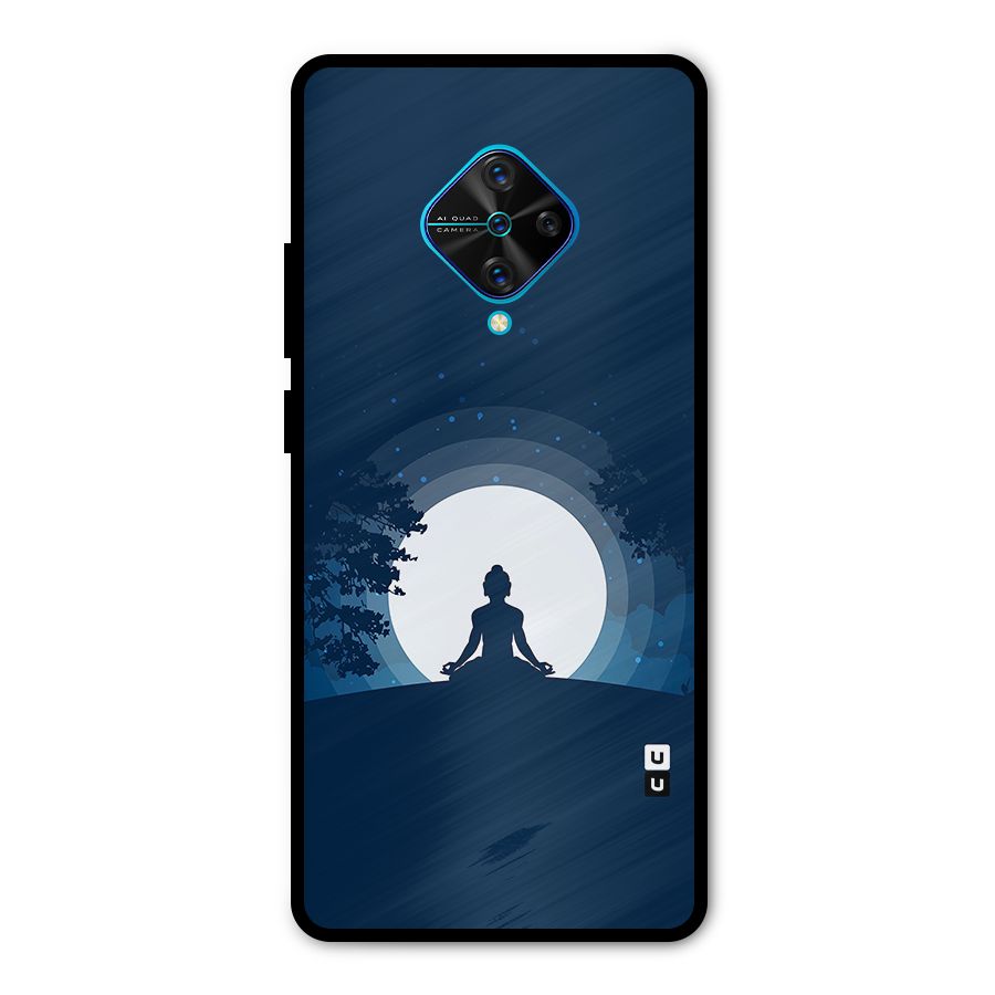 Calm Meditation Metal Back Case for Vivo S1 Pro