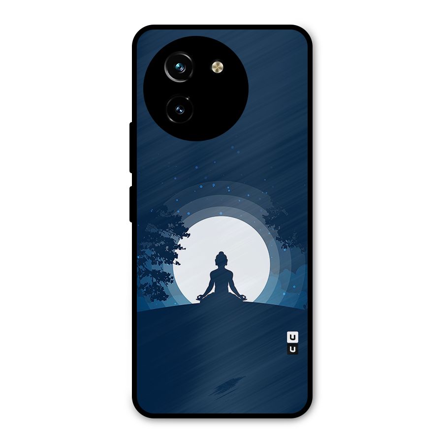 Calm Meditation Metal Back Case for Vivo T3x