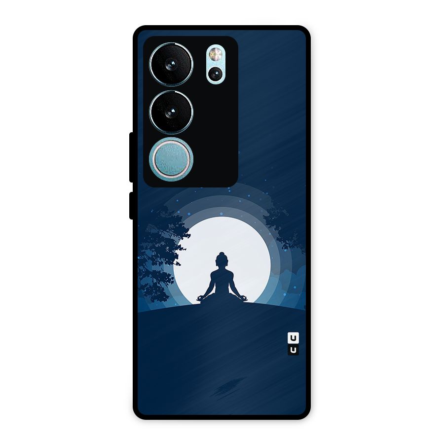 Calm Meditation Metal Back Case for Vivo V29