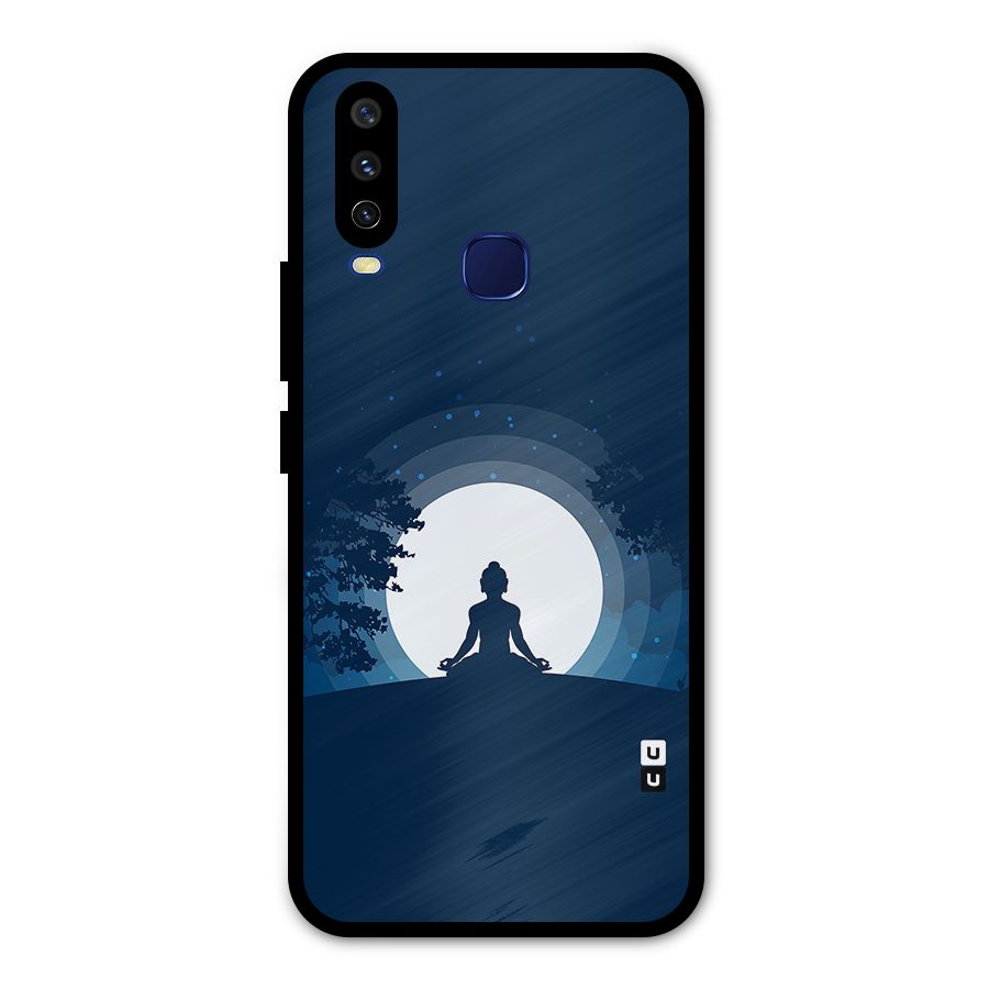 Calm Meditation Metal Back Case for Vivo Y12