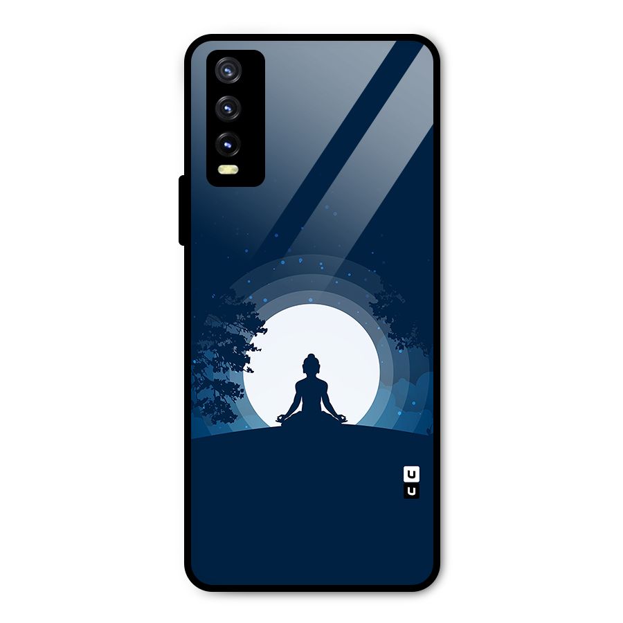 Calm Meditation Metal Back Case for Vivo Y20