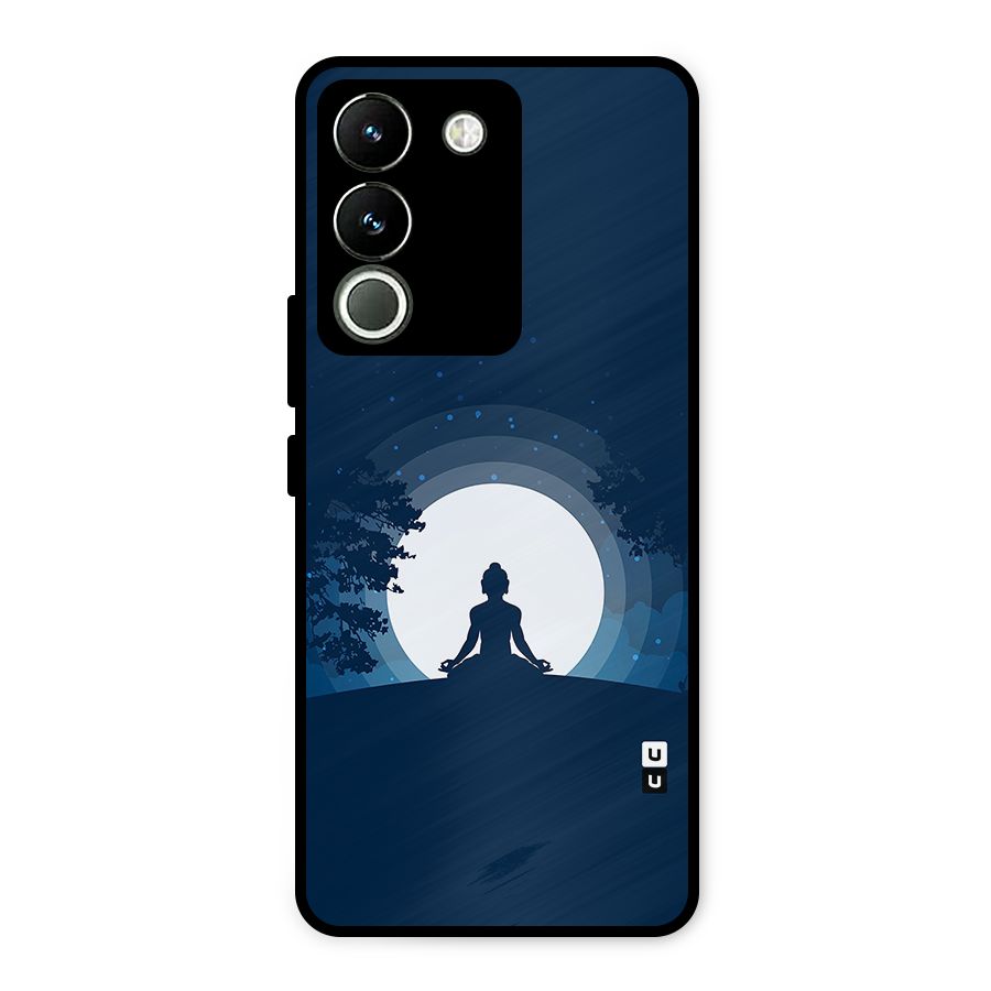 Calm Meditation Metal Back Case for Vivo Y200