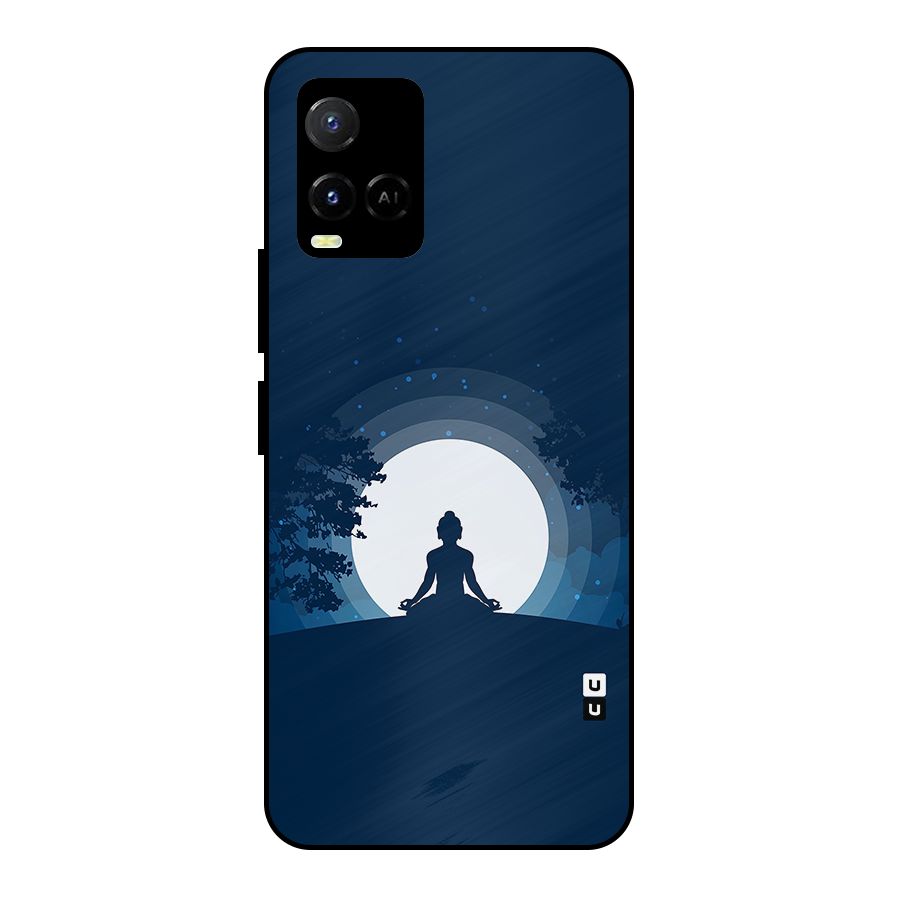 Calm Meditation Metal Back Case for Vivo Y21T