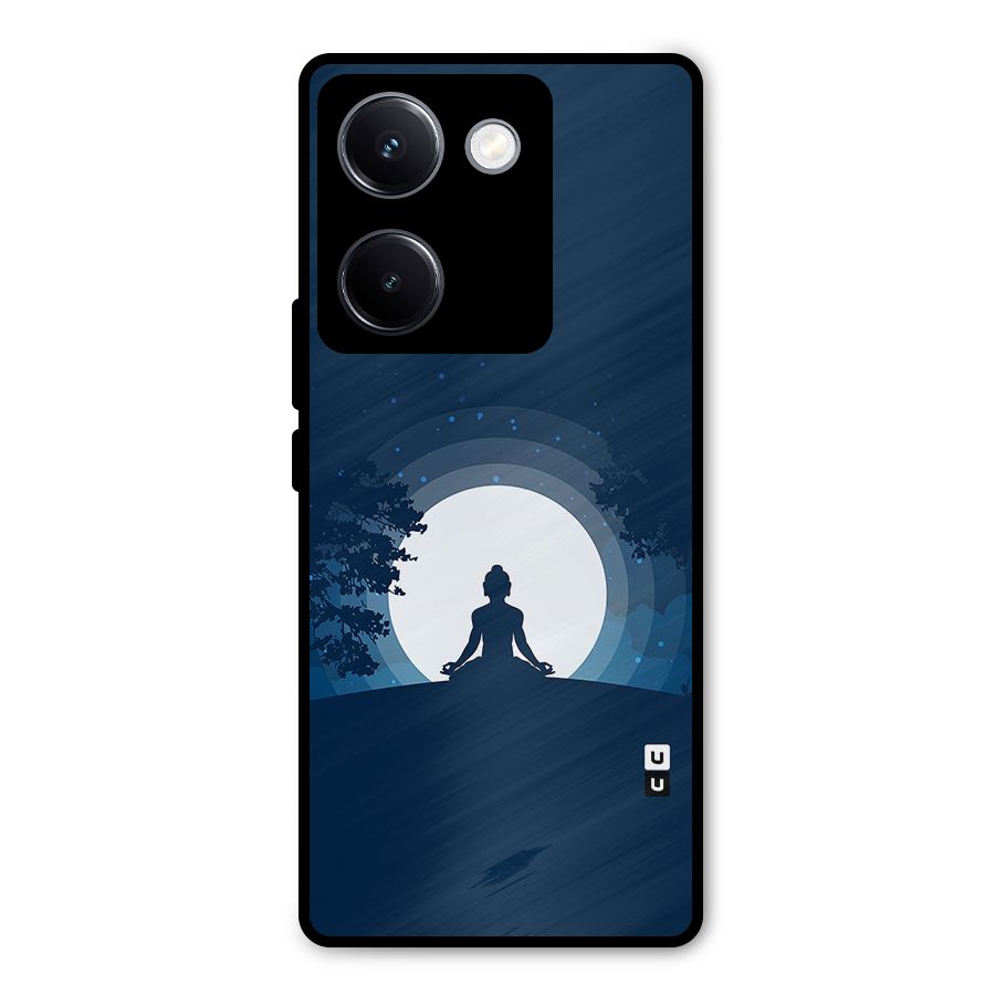 Calm Meditation Metal Back Case for Vivo Y300 Plus