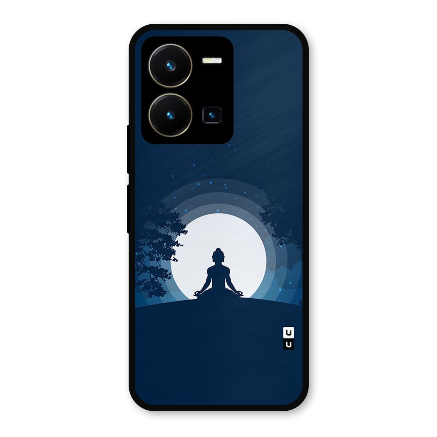 Calm Meditation Metal Back Case for Vivo Y35