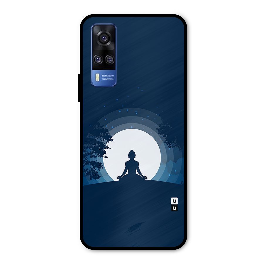 Calm Meditation Metal Back Case for Vivo Y51A
