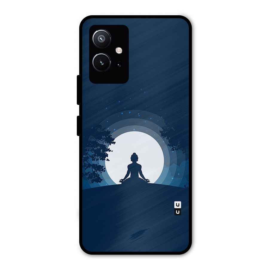 Calm Meditation Metal Back Case for Vivo Y75 5G