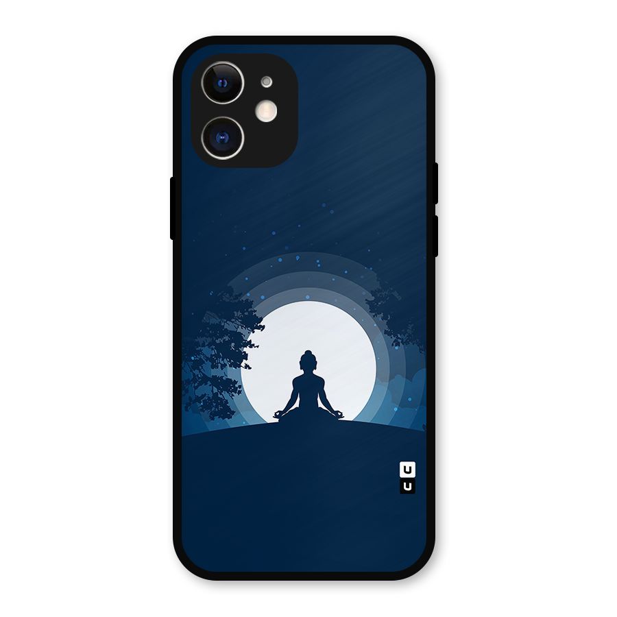 Calm Meditation Metal Back Case for iPhone 12