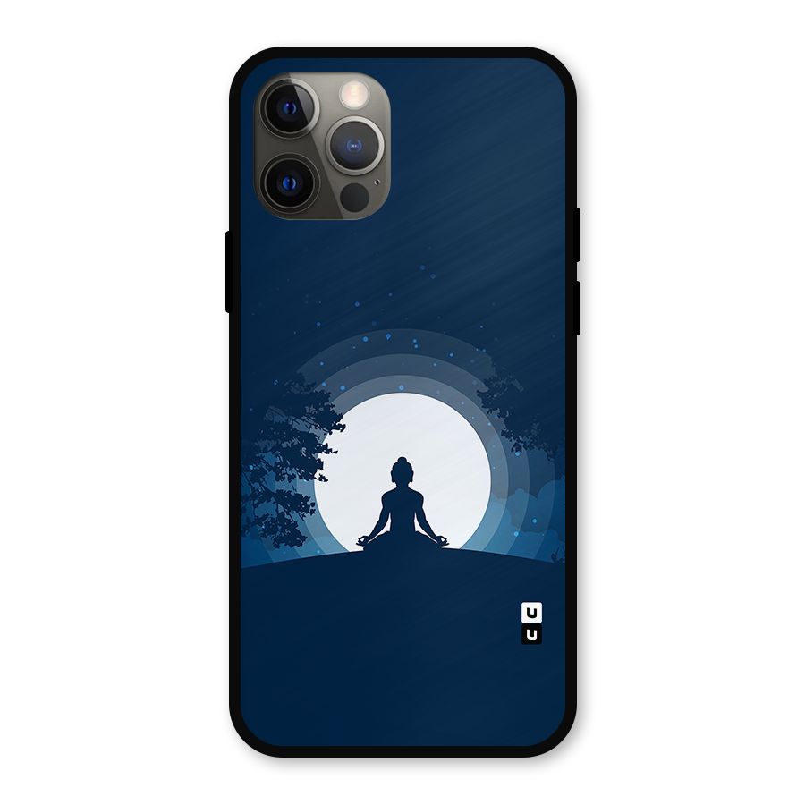 Calm Meditation Metal Back Case for iPhone 12 Pro