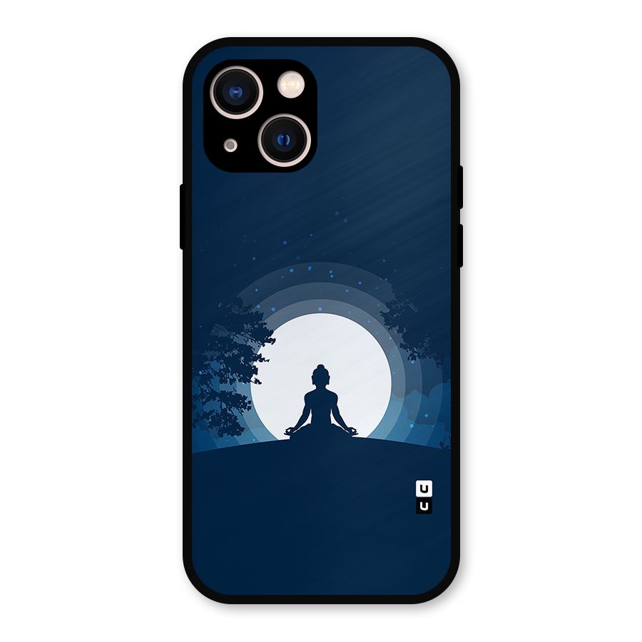 Calm Meditation Metal Back Case for iPhone 13