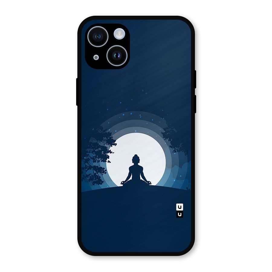 Calm Meditation Metal Back Case for iPhone 14