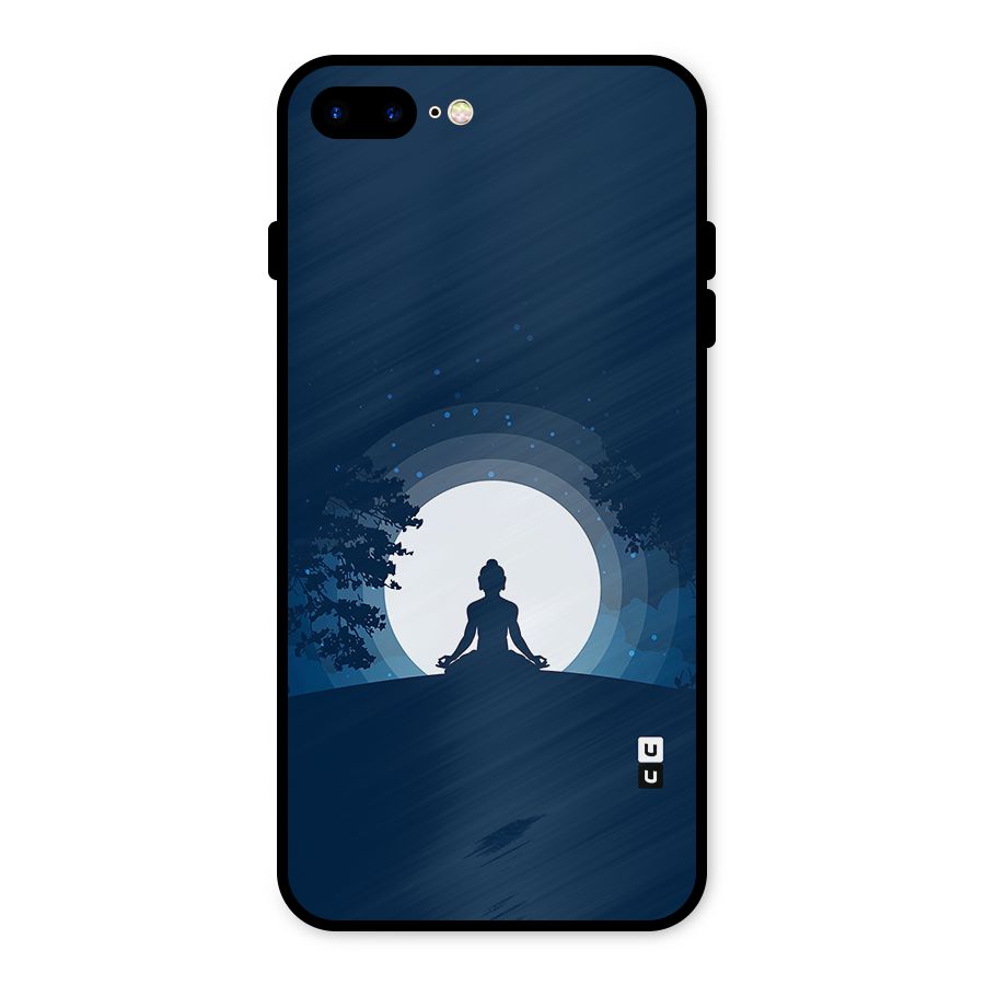 Calm Meditation Metal Back Case for iPhone 8 Plus
