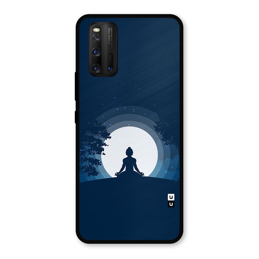 Calm Meditation Metal Back Case for iQOO 3