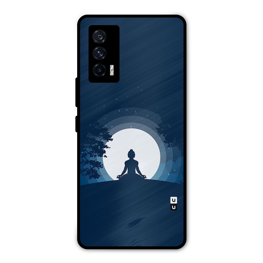 Calm Meditation Metal Back Case for iQOO 7 5G