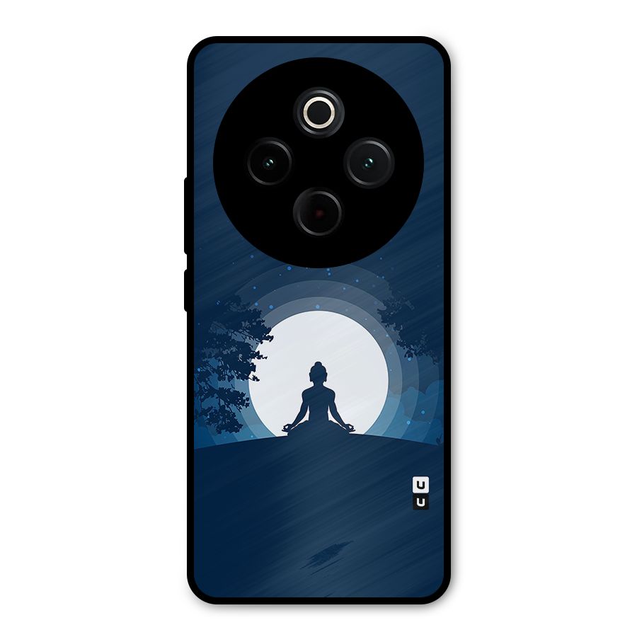 Calm Meditation Metal Back Case for iQOO Z10