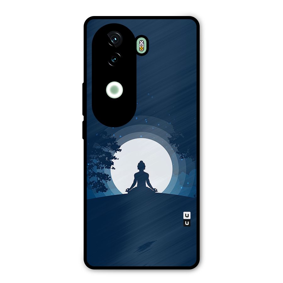 Calm Meditation Metal Back Case for iQOO Z9s