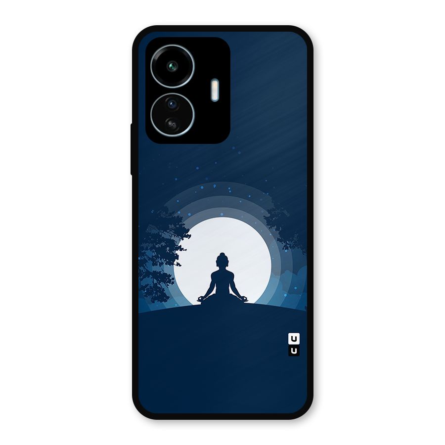 Calm Meditation Metal Back Case for vivo iQOO Z6 Lite 5G
