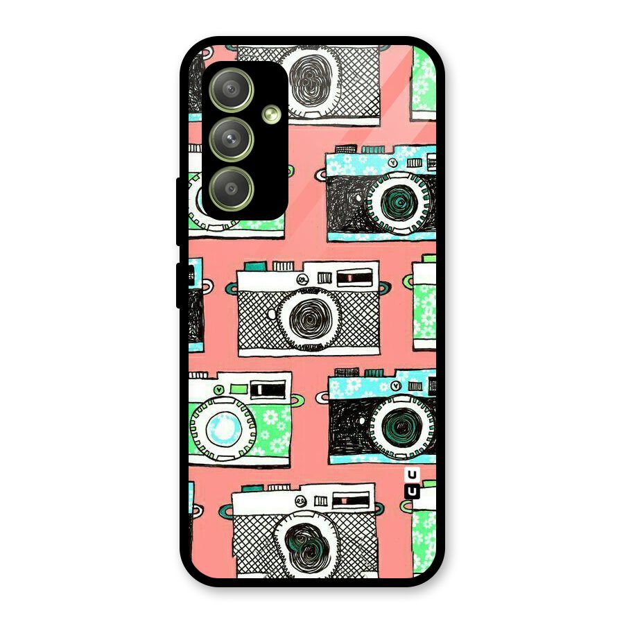 Cam Art Loving Glass Back Case for Galaxy A54