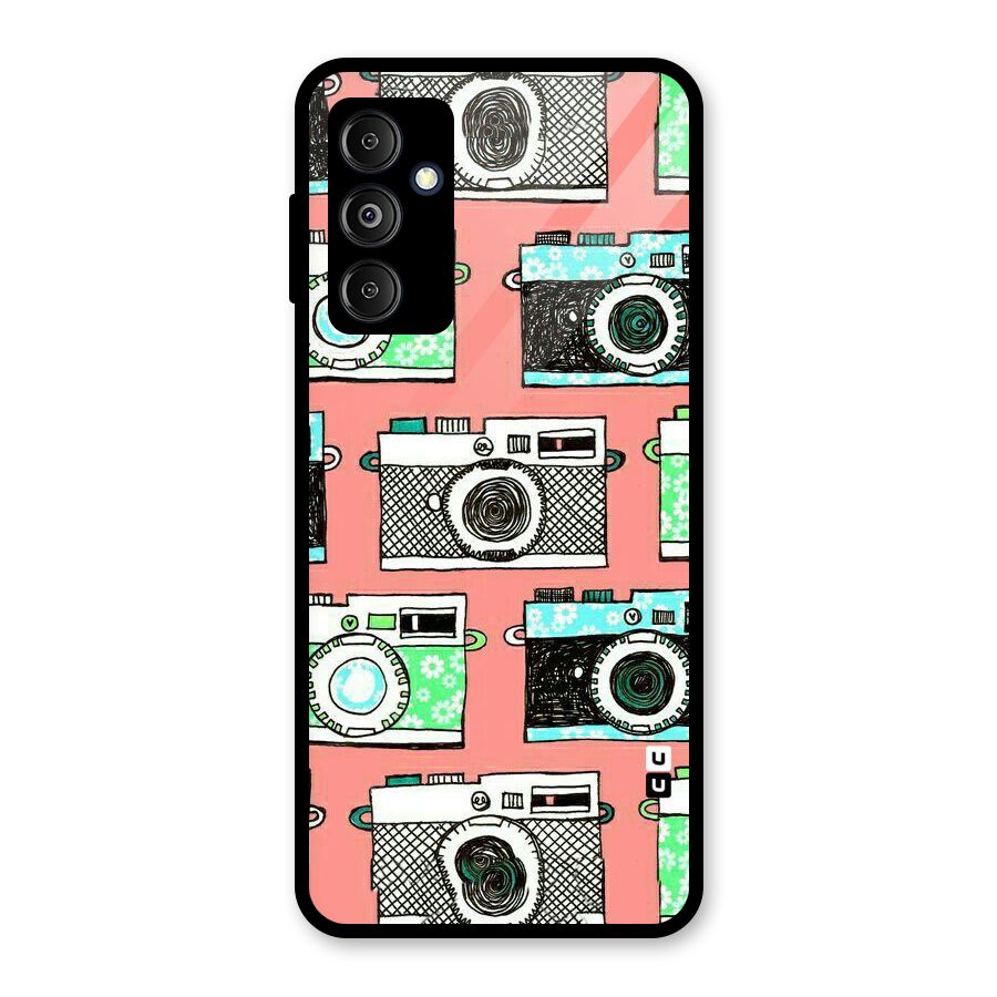 Cam Art Loving Glass Back Case for Galaxy M14 5G