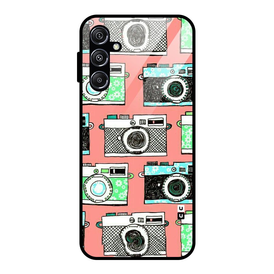 Cam Art Loving Glass Back Case for Galaxy M34 5G