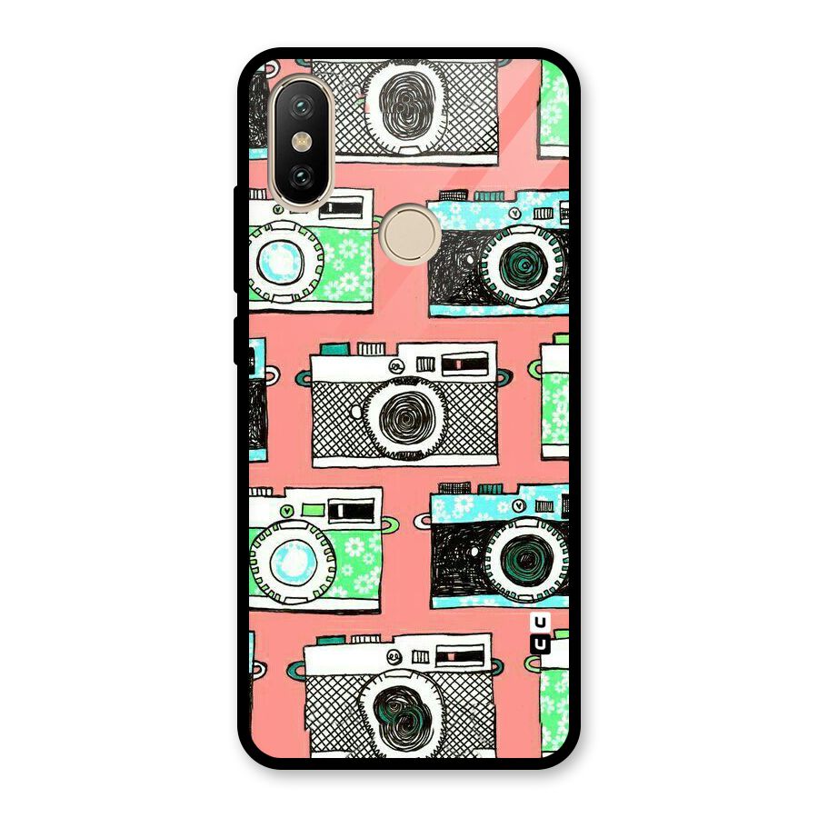 Cam Art Loving Glass Back Case for Redmi A2