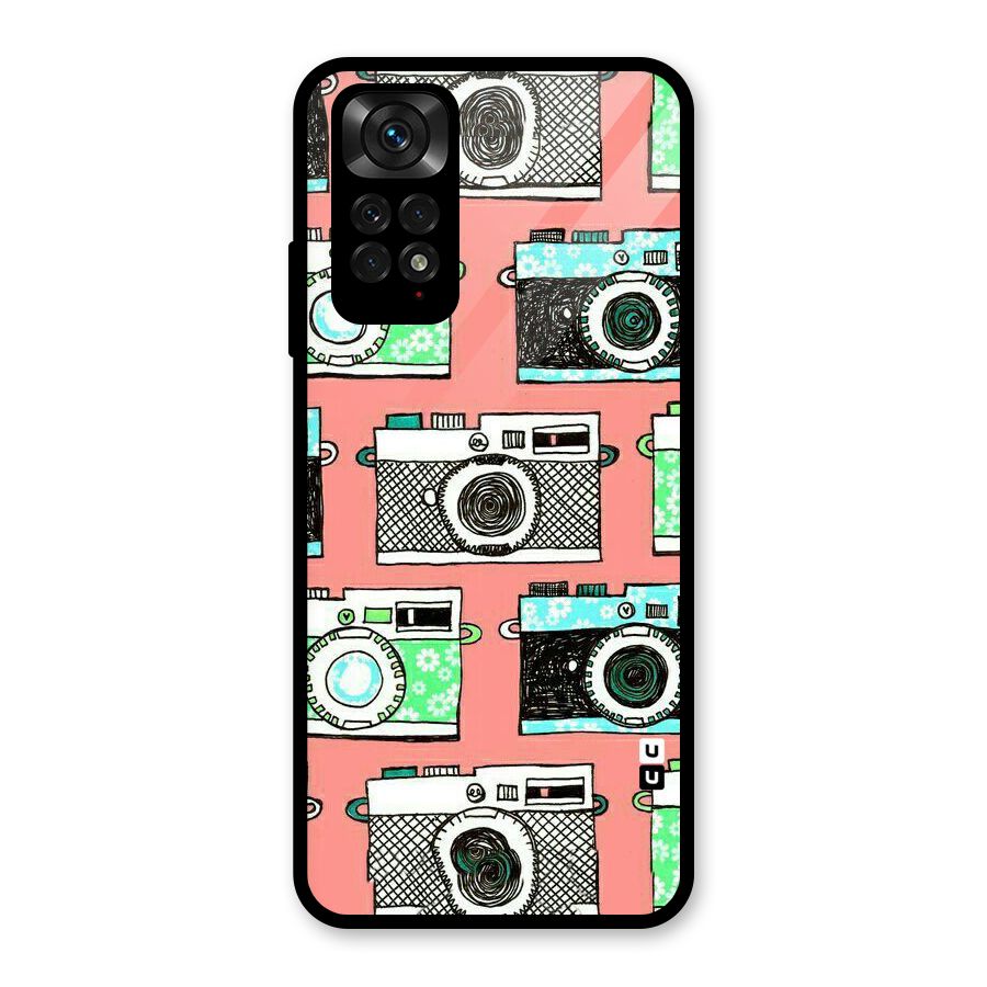 Cam Art Loving Glass Back Case for Redmi Note 11S