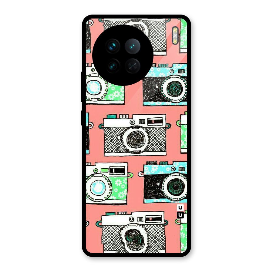 Cam Art Loving Glass Back Case for Vivo X90