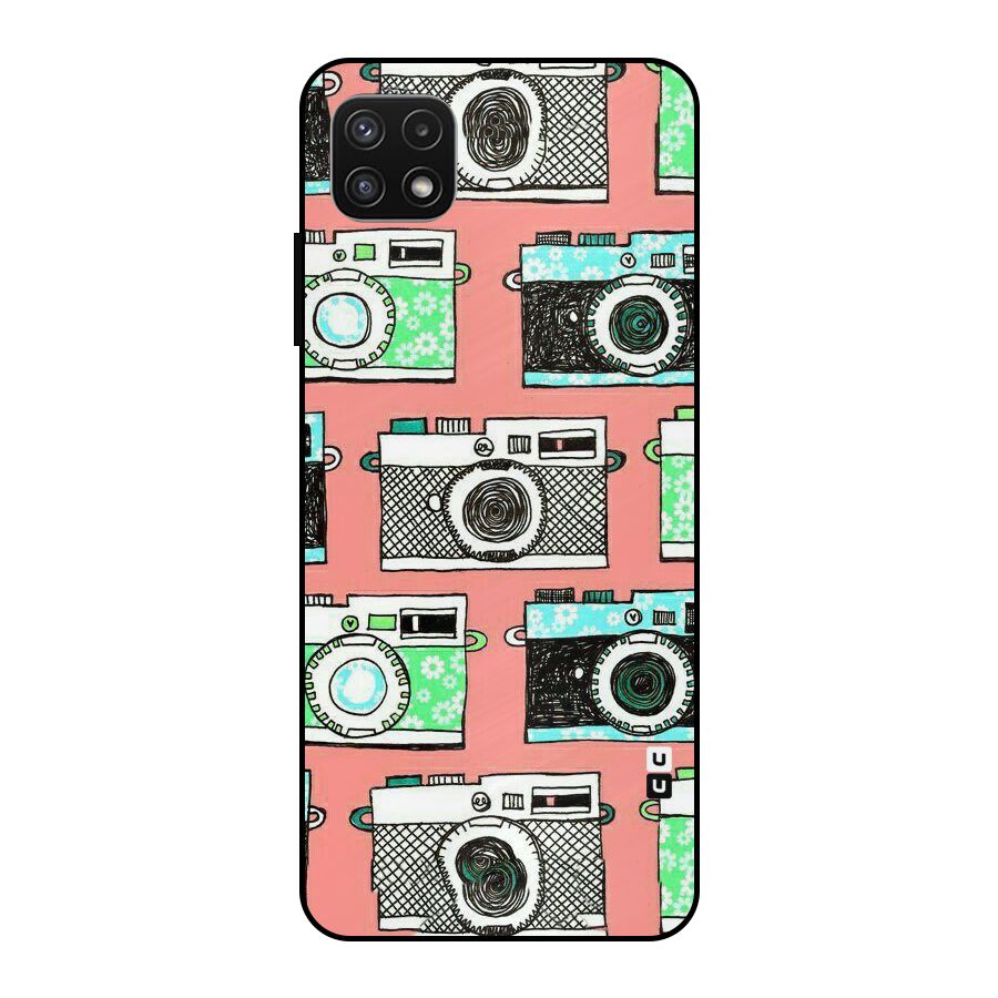 Cam Art Loving Metal Back Case for Galaxy A22 5G