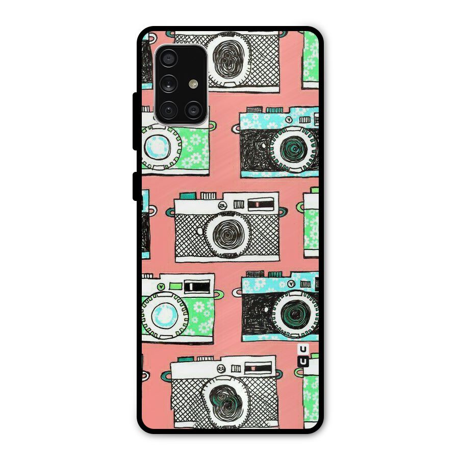 Cam Art Loving Metal Back Case for Galaxy A71