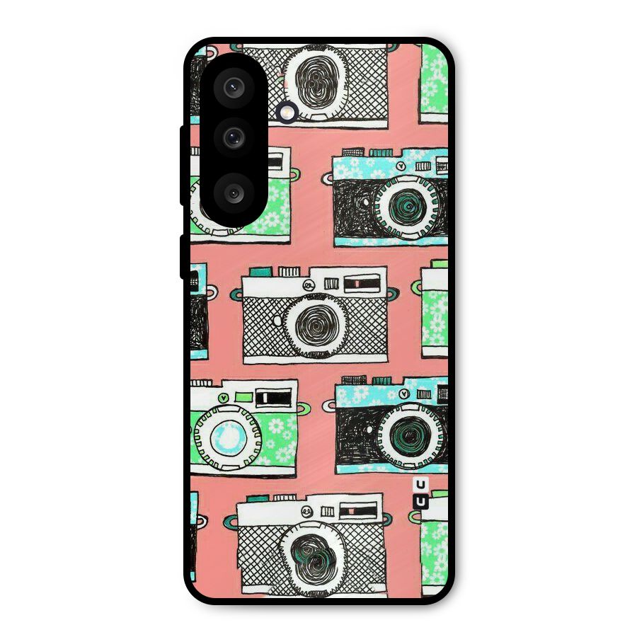 Cam Art Loving Metal Back Case for Galaxy F56