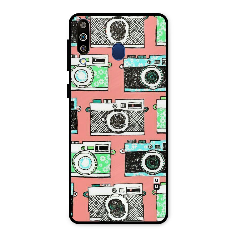 Cam Art Loving Metal Back Case for Galaxy M30