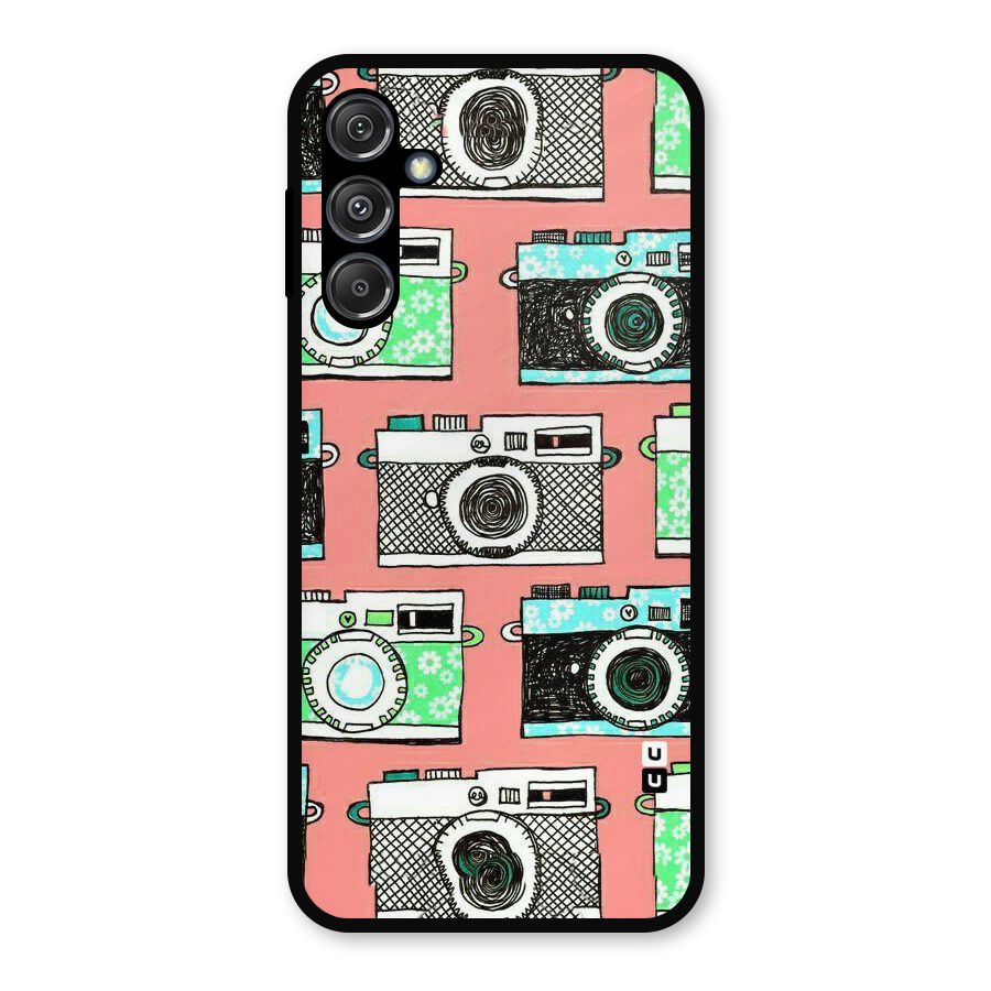 Cam Art Loving Metal Back Case for Galaxy M34 5G