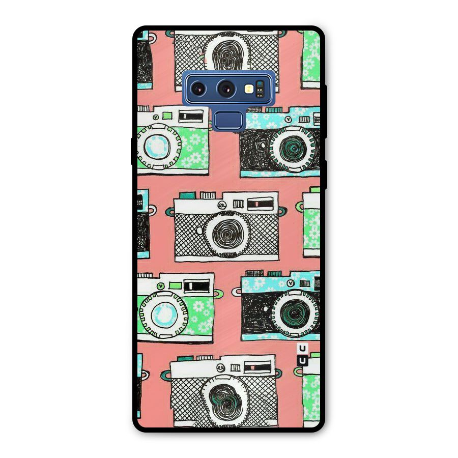 Cam Art Loving Metal Back Case for Galaxy Note 9