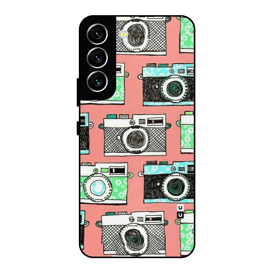 Cam Art Loving Metal Back Case for Galaxy S22 5G