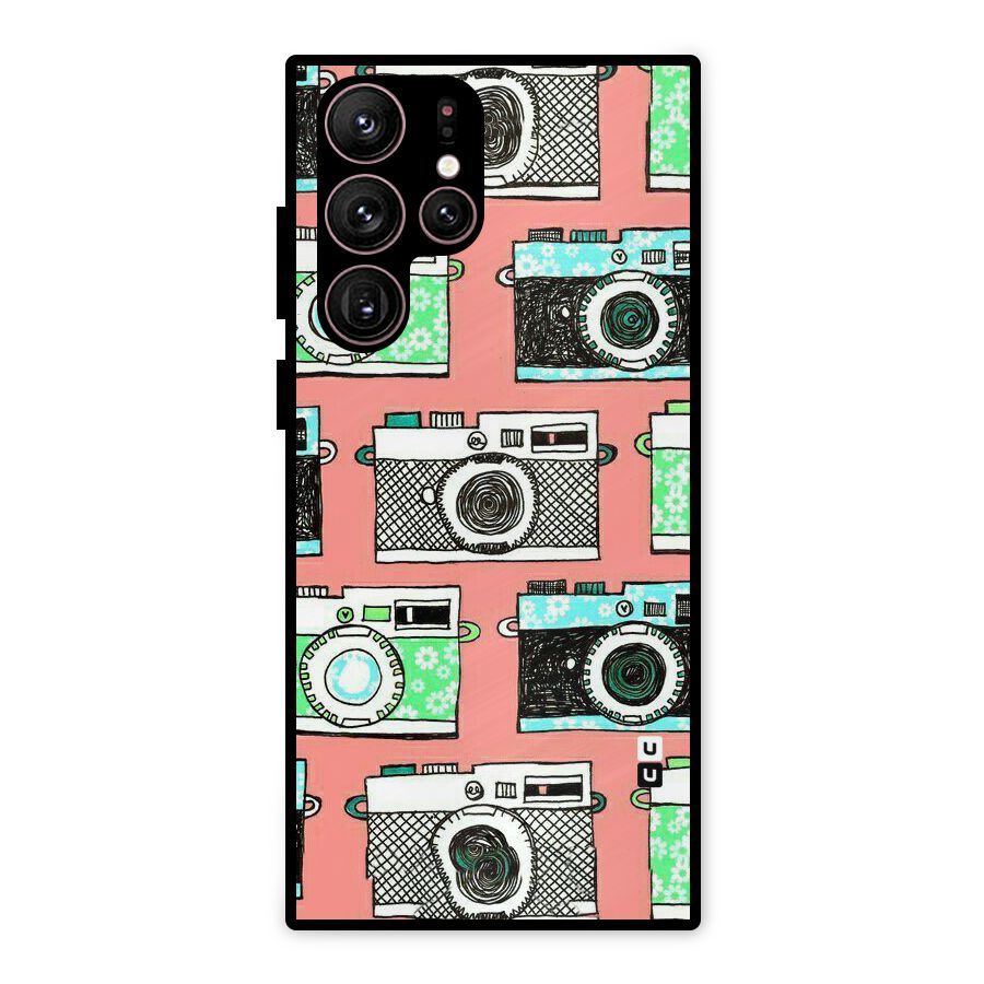 Cam Art Loving Metal Back Case for Galaxy S22 Ultra 5G