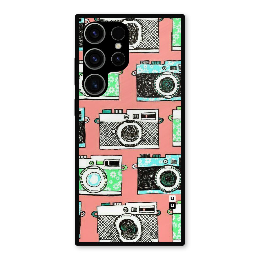 Cam Art Loving Metal Back Case for Galaxy S23 Ultra