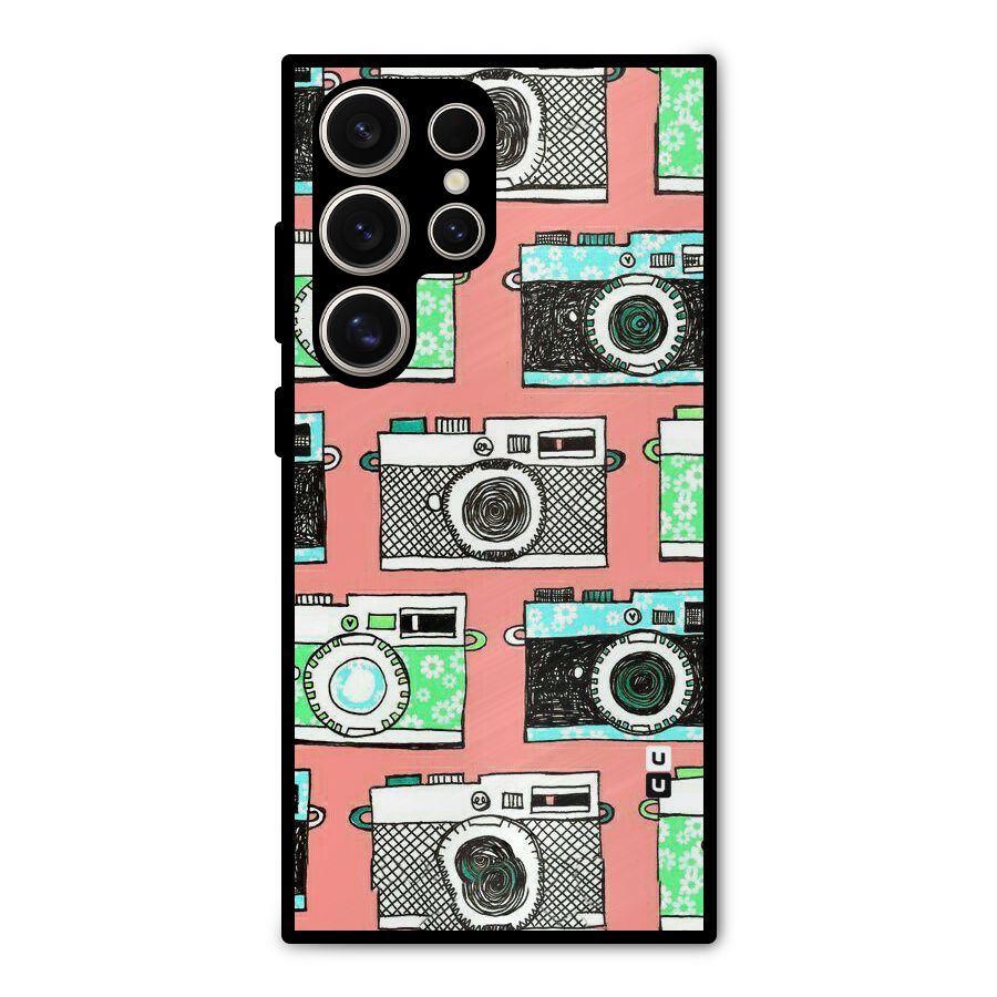 Cam Art Loving Metal Back Case for Galaxy S24 Ultra