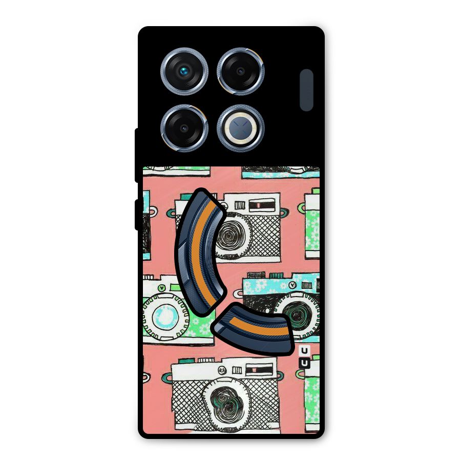 Cam Art Loving Metal Back Case for Infinix GT 20 Pro