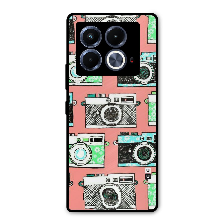 Cam Art Loving Metal Back Case for Infinix Note 40 5G